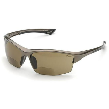 Elvex RX-350BR Sonoma Brown Polycarbonate BiFocal Safety / Fashion Glasses with +1.0 Diopters Brown Frame
Elvex RX-350BR Sonoma Brown Polycarbonate BiFocal Safety / Fashion Glasses with +1.0 Diopters Brown Frame