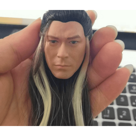 Male Head Carving Model 1/6Movie Figure Yang Guo Tin Lok Head 12 Body