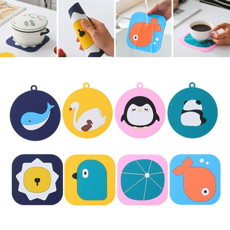 Ludlz Cup Coaster Anti-slip Waterproof Anti-scalding Silicone Cute Cartoon Animal Pattern Table Insulation Pad Home Decor
Ludlz Cup Coaster Anti-slip Waterproof Anti-scalding Silicone Cute Cartoon Animal Pattern Table Insulation Pad Home Decor