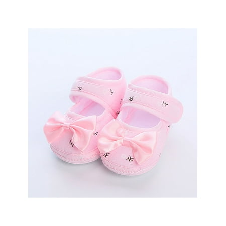 Lacyhop Toddler Flats Bowknot Crib Shoes Soft Sole Mary Jane Party Comfort Princess Dress Shoe Breathable First Walkers Pink 0-6 months
Lacyhop Toddler Flats Bowknot Crib Shoes Soft Sole Mary Jane Party Comfort Princess Dress Shoe Breathable First Walkers Pink 0-6 months