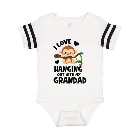 Inktastic Monkey I Love Hanging out with My Grandad Gift Baby Boy or Baby Girl Bodysuit
Inktastic Monkey I Love Hanging out with My Grandad Gift Baby Boy or Baby Girl Bodysuit