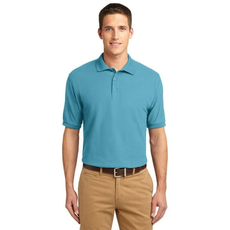 Port Authority K500 Silk Touch Polo Shirt - Maui Blue - X-Large