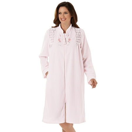 Smocked Fleece Robe by Cozee Corner