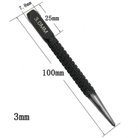 BAMILL 1pc 1.5mm/2mm/3mm Alloy Steel Center Punch Metal Wood Marking Drilling Tools
BAMILL 1pc 1.5mm/2mm/3mm Alloy Steel Center Punch Metal Wood Marking Drilling Tools