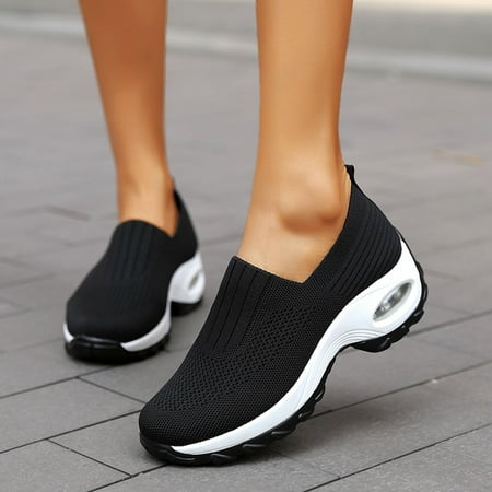 sebulube Women Sneakers Thick Sole Wedge Shoes Lazy Slippers Fashion Soft Sole Casual Shoes Soft Sole Breathable Casual Shoes
sebulube Women Sneakers Thick Sole Wedge Shoes Lazy Slippers Fashion Soft Sole Casual Shoes Soft Sole Breathable Casual Shoes