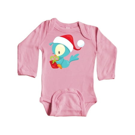 Inktastic Christmas Bird Blue Bird Bird With Present Gift Baby Boy or Baby Girl Long Sleeve Bodysuit
Inktastic Christmas Bird Blue Bird Bird With Present Gift Baby Boy or Baby Girl Long Sleeve Bodysuit