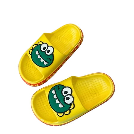 Ritualay Kids Slides Slip On Slide Sandals Open Toe Beach Sandal Non-slip Soft House Shoes Children Boys Girls Cartoon Casual Shoe Dinosaur Yellow 10C-11C
Ritualay Kids Slides Slip On Slide Sandals Open Toe Beach Sandal Non-slip Soft House Shoes Children Boys Girls Cartoon Casual Shoe Dinosaur Yellow 10C-11C