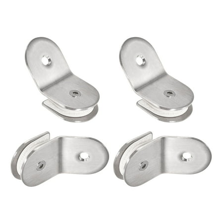 Stainless Steel Round Glass Clamp 4 Pack Adjustable 8-12mm Thickness 135 Degree Single Side Glass Bracket Clip
Stainless Steel Round Glass Clamp 4 Pack Adjustable 8-12mm Thickness 135 Degree Single Side Glass Bracket Clip
