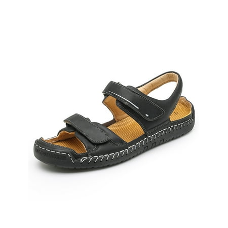 Woobling Men Sandals Open Toe Walking Sandal Summer Beach Shoes Men s Flats Anti Collision Casual Shoe Magic Tape Non-slip Black 6.5
Woobling Men Sandals Open Toe Walking Sandal Summer Beach Shoes Men s Flats Anti Collision Casual Shoe Magic Tape Non-slip Black 6.5