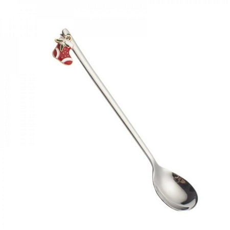 Greyghost 1Pc Christmas Spoon Christmas Stirring Spoon with Christmas Pendant Stainless Steel A13
Greyghost 1Pc Christmas Spoon Christmas Stirring Spoon with Christmas Pendant Stainless Steel A13