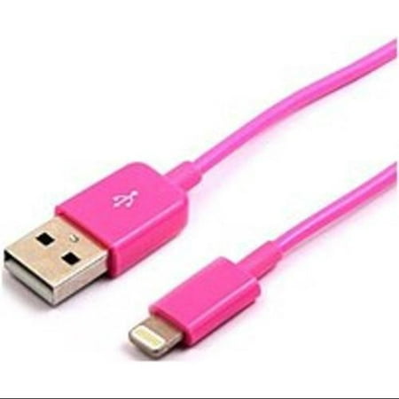 Onn ONA14TA003 3 Feet Sync and Charge Lightning Cable - Pink (Refurbished)