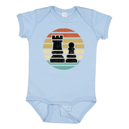 Inktastic Chess Player Retro Sunset Gift Baby Boy or Baby Girl Bodysuit