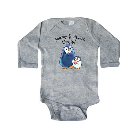 Inktastic Happy Birthday Uncle!- Cute Penguins Gift Baby Boy or Baby Girl Long Sleeve Bodysuit
Inktastic Happy Birthday Uncle!- Cute Penguins Gift Baby Boy or Baby Girl Long Sleeve Bodysuit