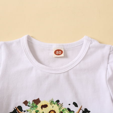 dmqupv Cute Baby Clothes Toddler Girls T Shirts Cartoon Fashion Sunflower Cow Cattle Animal Prints Tops Outfits for Young Girls White 2-3 Years
dmqupv Cute Baby Clothes Toddler Girls T Shirts Cartoon Fashion Sunflower Cow Cattle Animal Prints Tops Outfits for Young Girls White 2-3 Years