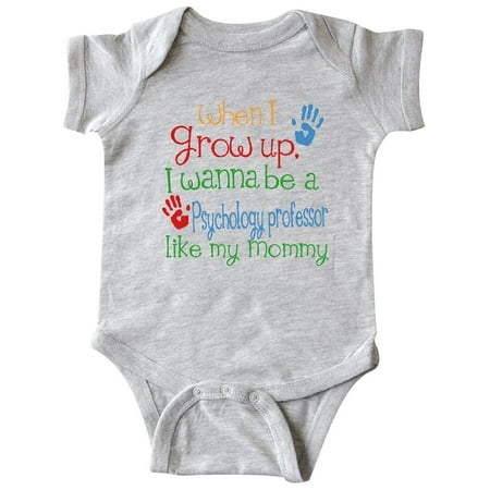 Inktastic Psychology Professor like Mommy Gift Baby Boy or Baby Girl Bodysuit