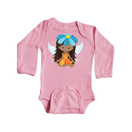 Inktastic African American Fairy Fairy With Blue Flower Gift Baby Girl Long Sleeve Bodysuit
Inktastic African American Fairy Fairy With Blue Flower Gift Baby Girl Long Sleeve Bodysuit