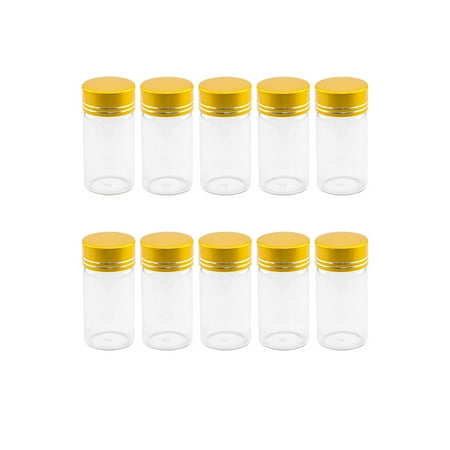30x60x21mm 25ml Small Clear Glass Bottle with Gold Aluminum Cover for Wedding Holiday Decoration Coffee Shop Decoration 6pcs
30x60x21mm 25ml Small Clear Glass Bottle with Gold Aluminum Cover for Wedding Holiday Decoration Coffee Shop Decoration 6pcs