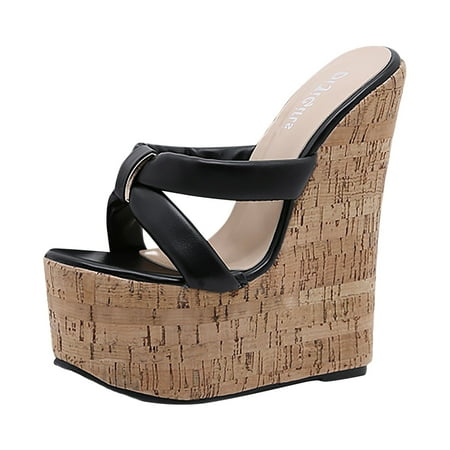 Women S Sandals Style Color Matching Simple Versatile High Heeled Thick Soled Sandals
Women S Sandals Style Color Matching Simple Versatile High Heeled Thick Soled Sandals