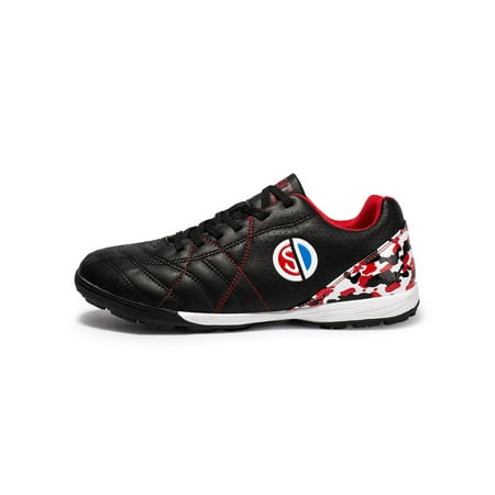 Tenmix Kids Soccer Cleats Lace Up Football Shoes Floral Sneakers Ground Trainers Unisex Lightweight Breathable Training Shoe Black Red 9.5
Tenmix Kids Soccer Cleats Lace Up Football Shoes Floral Sneakers Ground Trainers Unisex Lightweight Breathable Training Shoe Black Red 9.5