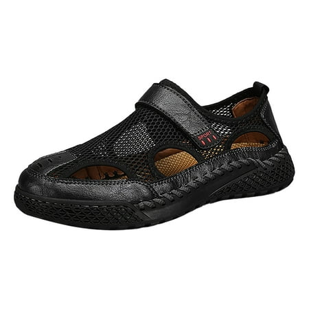 2023 Men s New Summer Breathable Versatile Trend Outdoor Handmade Large Beach Shoes Hollow Mesh Sandals Slide Sandals for Men Leather Mens Leather Sandals Size 13
2023 Men s New Summer Breathable Versatile Trend Outdoor Handmade Large Beach Shoes Hollow Mesh Sandals Slide Sandals for Men Leather Mens Leather Sandals Size 13