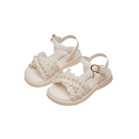 Rotosw Kids Fashion Sandals Summer Shoe Ankle Strap Flat Sandal Soft Sole Beach Dressy Shoes Dance Lightweight Flats White 1Y
Rotosw Kids Fashion Sandals Summer Shoe Ankle Strap Flat Sandal Soft Sole Beach Dressy Shoes Dance Lightweight Flats White 1Y