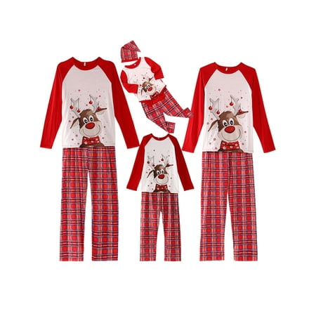 Family Matching Christmas Pyjamas Set Xmas Pjs 2Pcs Nightwear Sleepwear Top +Plaid Print Pants Romper
Family Matching Christmas Pyjamas Set Xmas Pjs 2Pcs Nightwear Sleepwear Top +Plaid Print Pants Romper