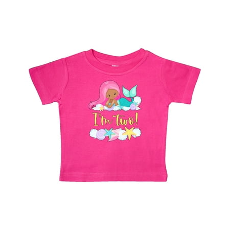 Inktastic I m 2 Mermaid with Pink Hair and Shells Gift Baby Boy or Baby Girl T-Shirt
Inktastic I m 2 Mermaid with Pink Hair and Shells Gift Baby Boy or Baby Girl T-Shirt