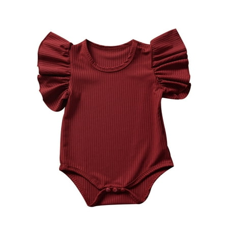 Infant Baby Girls Boys Ruffle Romper T-Shirt Tops Bodysuit One-Piece Solid Jumpsuit Summer Clothes
Infant Baby Girls Boys Ruffle Romper T-Shirt Tops Bodysuit One-Piece Solid Jumpsuit Summer Clothes