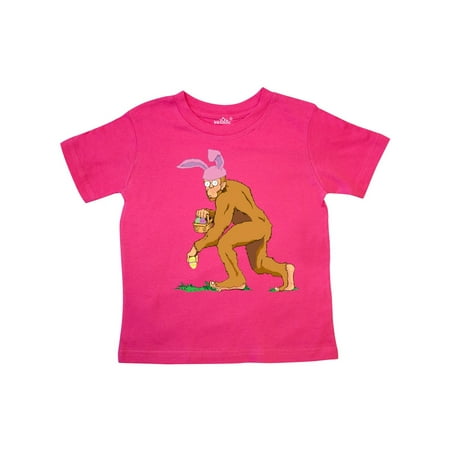 Inktastic Bigfoot is the Easter Bunny Gift Toddler Boy or Toddler Girl T-Shirt