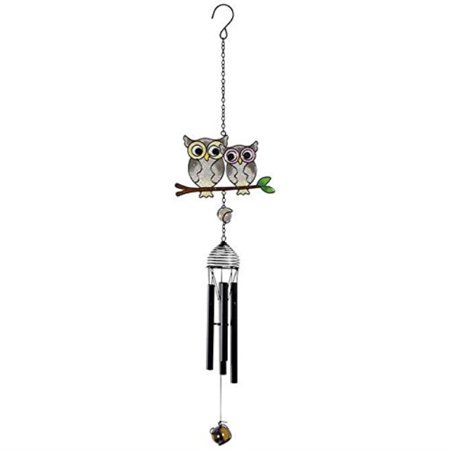 Carson Home Accents 24" Mini Owls on Branch Wireworks Chime