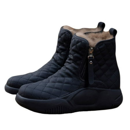 Women s Warm Thick Soled Snow Boots Wide Width Waterproof Outdoor Ankle Booties Zipper Winter Comfortable Shoes
Women s Warm Thick Soled Snow Boots Wide Width Waterproof Outdoor Ankle Booties Zipper Winter Comfortable Shoes