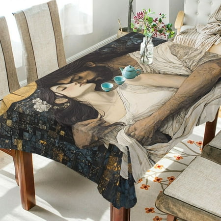 WOBOGO The Star and The Maiden Square Tablecloth 54×54in Polyester Fabric Tablecloth Washable Dust Resistant Wrinkle Resistant
WOBOGO The Star and The Maiden Square Tablecloth 54×54in Polyester Fabric Tablecloth Washable Dust Resistant Wrinkle Resistant