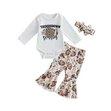 Bagilaanoe 3pcs Newborn Baby Girl Long Pants Set Long Sleeve Letters Print Romper Tops + Flower Print Flare Trousers + Headband 3M 6M 12M Infant Casual Outfits
Bagilaanoe 3pcs Newborn Baby Girl Long Pants Set Long Sleeve Letters Print Romper Tops + Flower Print Flare Trousers + Headband 3M 6M 12M Infant Casual Outfits