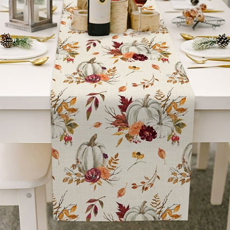 Guvpev Fall Decor Thanksgiving Table Runner Pumpkin Fall Leaves Kitchen Decor Linen Burlap Table Runner for Table Seasonal Fall Thanksgiving Holiday Decor Harvest Table Decor (13 x 38 )
Guvpev Fall Decor Thanksgiving Table Runner Pumpkin Fall Leaves Kitchen Decor Linen Burlap Table Runner for Table Seasonal Fall Thanksgiving Holiday Decor Harvest Table Decor (13 x 38 )
