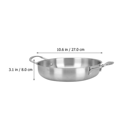 1Pc Stainless Steel Pot Korean Ramen Pot Soup Pot Seafood Pot with Handle Silver
1Pc Stainless Steel Pot Korean Ramen Pot Soup Pot Seafood Pot with Handle Silver