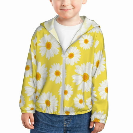 Sun Hoodie for Kids Daisies Flowers Yellow Long Sleeve Swim Fishing Shirts Sun Protection Zip Up Jacket Clothing Athletic Hoodie
Sun Hoodie for Kids Daisies Flowers Yellow Long Sleeve Swim Fishing Shirts Sun Protection Zip Up Jacket Clothing Athletic Hoodie