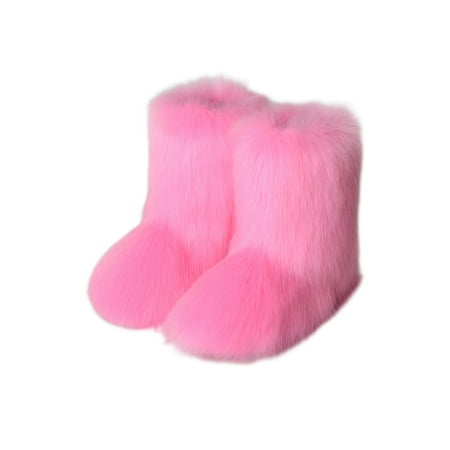 Lacyhop Women Work Comfort Booties Anti-slip Round Toe Mid-Calf Boot Cold Weather Pull On Plush Lining Warm Boots Pink 5.5
Lacyhop Women Work Comfort Booties Anti-slip Round Toe Mid-Calf Boot Cold Weather Pull On Plush Lining Warm Boots Pink 5.5