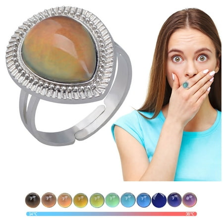 Teens Rings Size 8 Rings for Women Set Ring Set Ring for Teen Trendy Rings Water Drop Gemstone Temperature Sensitive Color Changing Ring For Friends Warm Sensitive Ring
Teens Rings Size 8 Rings for Women Set Ring Set Ring for Teen Trendy Rings Water Drop Gemstone Temperature Sensitive Color Changing Ring For Friends Warm Sensitive Ring