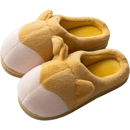 CoCopeaunt Women s slippers Plush slippers Winter slippers Animal slippers Warm slippers Cat slippers Home slippers