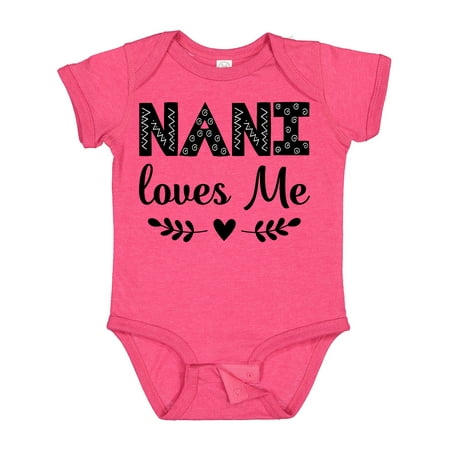 Inktastic Nani Loves Me Baby Clothes Gift Baby Girl Bodysuit