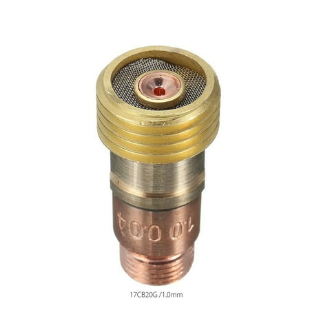 1PCS Brass Collets Body Stubby Gas Lens Connector With Mesh For Tig WP-17/18/26