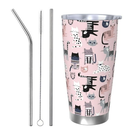 Matuu Cat for 20oz Durable Thermal Cups Keep Drinks Cold and Hot Insulated Car Mug with Lid-Straw Three-piece Set
Matuu Cat for 20oz Durable Thermal Cups Keep Drinks Cold and Hot Insulated Car Mug with Lid-Straw Three-piece Set