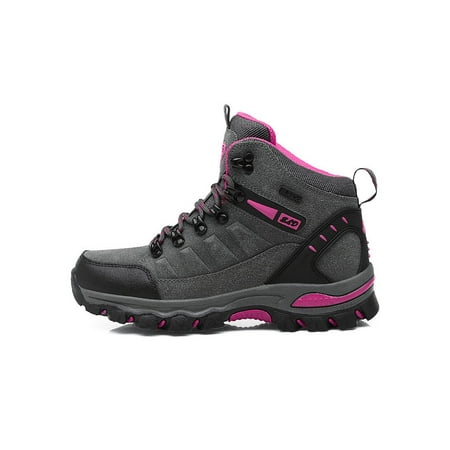 SIMANLAN Unisex Comfortable Hiking Shoes Breathable Round Toe Ankle Boots Walking Non-Slip Gray Rose Red 6
SIMANLAN Unisex Comfortable Hiking Shoes Breathable Round Toe Ankle Boots Walking Non-Slip Gray Rose Red 6