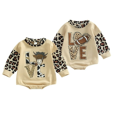 GYRATEDREAM Newborn Baby Girl Boy Cow Print Outfit Long Sleeve Crew Neck Sweatshirt Romper Bodysuit Onesie Fall Winter Clothes 0-12 Months
GYRATEDREAM Newborn Baby Girl Boy Cow Print Outfit Long Sleeve Crew Neck Sweatshirt Romper Bodysuit Onesie Fall Winter Clothes 0-12 Months