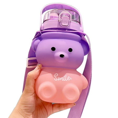 Water Cup Cute Cartoon Bear Adjustable Shoulder Strap Gift Creative High-Value Large-Capacity Water Bottle
Water Cup Cute Cartoon Bear Adjustable Shoulder Strap Gift Creative High-Value Large-Capacity Water Bottle