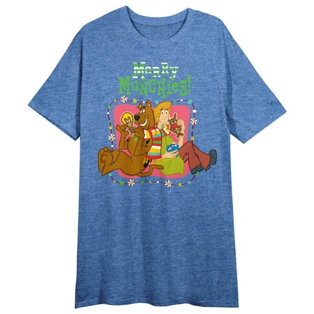 Scooby Doo “Merry Munchies” Women s Royal Blue Short Sleeve Sleep Shirt-Medium
Scooby Doo “Merry Munchies” Women s Royal Blue Short Sleeve Sleep Shirt-Medium