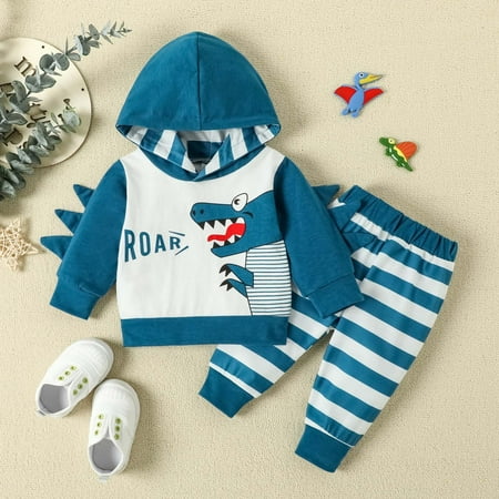 QISIWOLE Infant Toddler Baby Boys Hooded Long-sleeved Dinosaur Print Trousers Two-piece Set clearance under $10
QISIWOLE Infant Toddler Baby Boys Hooded Long-sleeved Dinosaur Print Trousers Two-piece Set clearance under $10