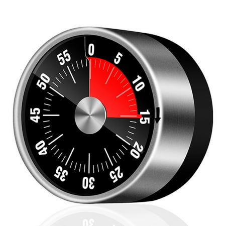 Kitchen Round Mechanical Timer 60-Minutes Alarm Cooking Timer with Loud Alarm Magnetic Clock Timer Student Learning
Kitchen Round Mechanical Timer 60-Minutes Alarm Cooking Timer with Loud Alarm Magnetic Clock Timer Student Learning
