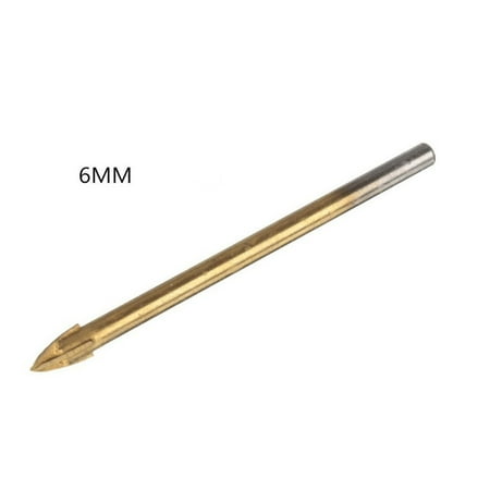 BAMILL 1x Titanium Carbide Glass Drill Bit Cross Spear Point Head For Wall Ceramic Tile
BAMILL 1x Titanium Carbide Glass Drill Bit Cross Spear Point Head For Wall Ceramic Tile