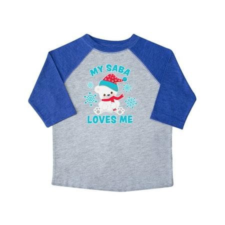 Inktastic Polar Bear My Saba Loves Me in Santa Hat with Snowflakes Gift Toddler Boy or Toddler Girl T-Shirt
Inktastic Polar Bear My Saba Loves Me in Santa Hat with Snowflakes Gift Toddler Boy or Toddler Girl T-Shirt